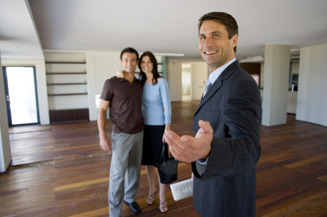 Businessman with a couple