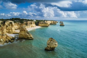Praia da Marinha Lagoa Algarve Portugal is considered one of the most beautiful beaches in the world