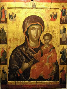 Св. Богородица Одигитрия с пророци