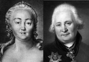 Екатерина Велика и Григорий Потьомкин