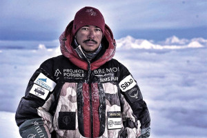 Nirmal Purja on the way to the top of Manaslu, on Friday, September 27, 2019.